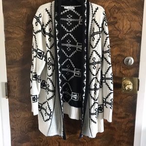 Duster sweater cardigan